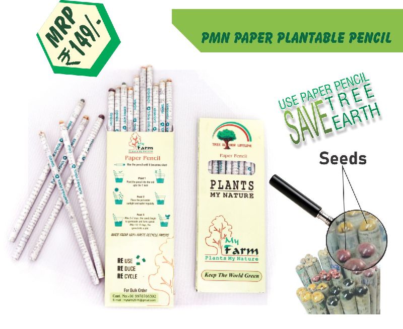 PMN Plantable Paper Pencils