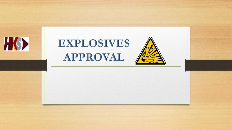 Explosive Approval Services