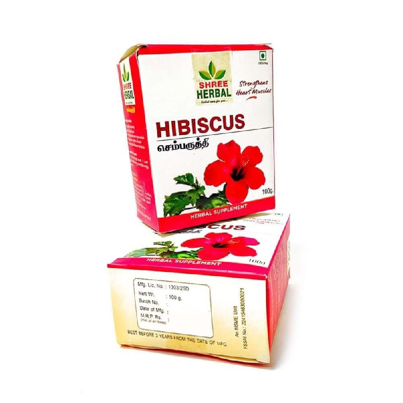 100g SHREE Hibiscus Herbal Supplement