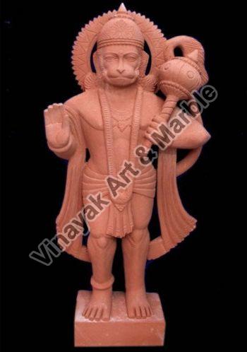 Sandstone Hanuman Ji statue
