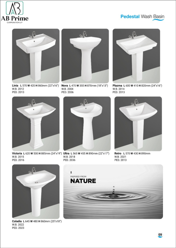 Pedestal Wash Basin Exporter,Wholesale Pedestal Wash Basin Supplier