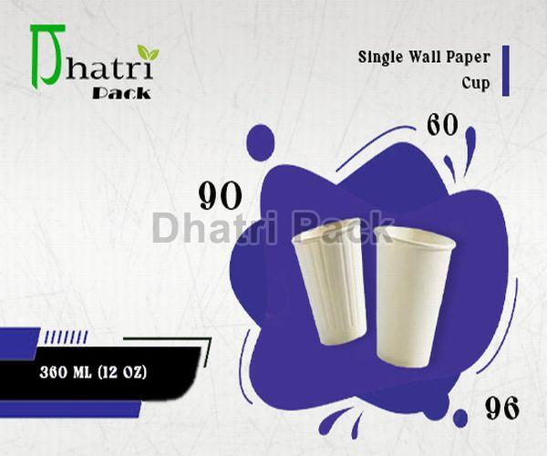 360 ML 12 oz Single Wall Papper Cup