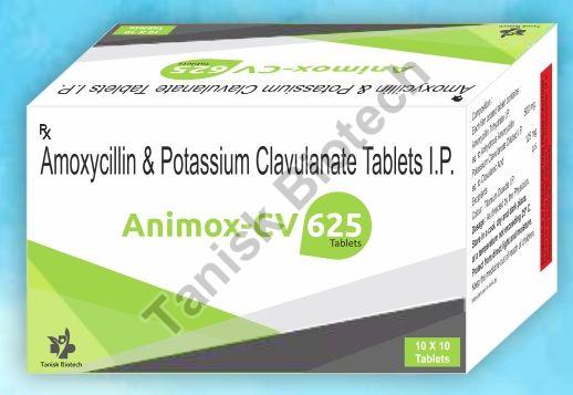 Amoxycillin 500mg, Clavulanic Acid 125mg Tablet
