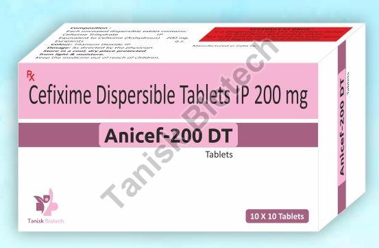 Cefixime 200mg Dispersable Tablet