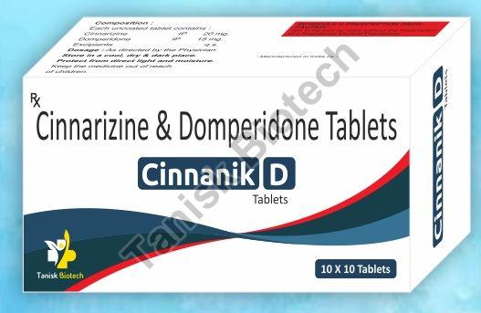Cinnarazine 20mg, Domperidone Tablet
