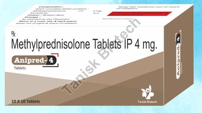 Methylprednisolone 4mg Tablet