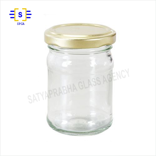 125 ml Glass Round Lug Jars