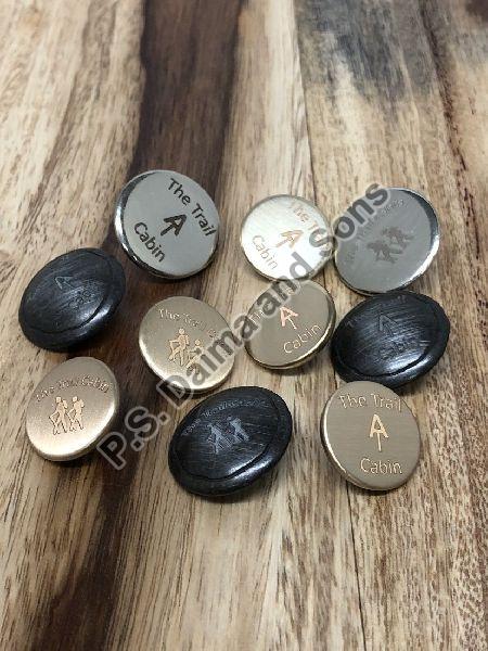 Laser Engraving Leather Toggle Buttons