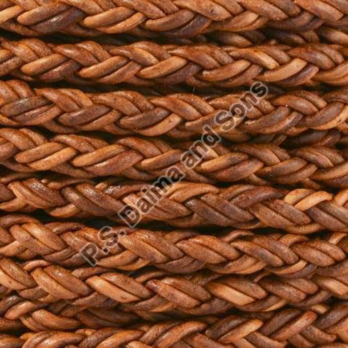 Round Leather Braided Cord