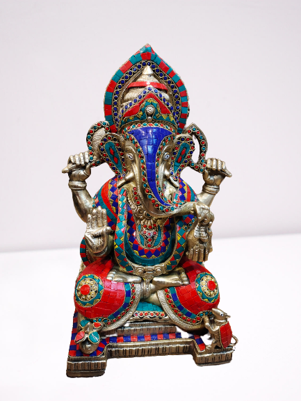 brass ganesha statue