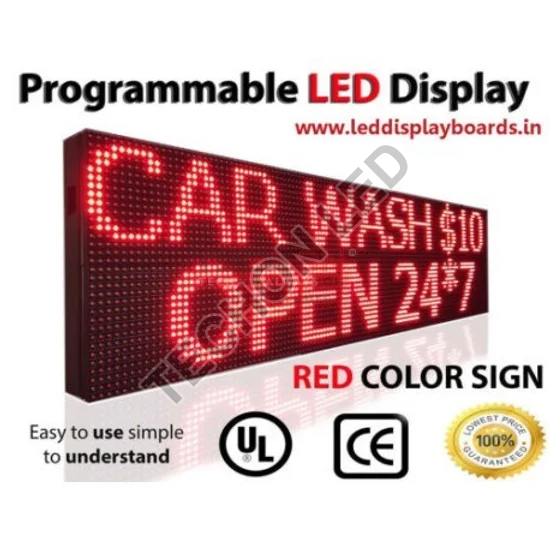 Single Colour LED Display Board