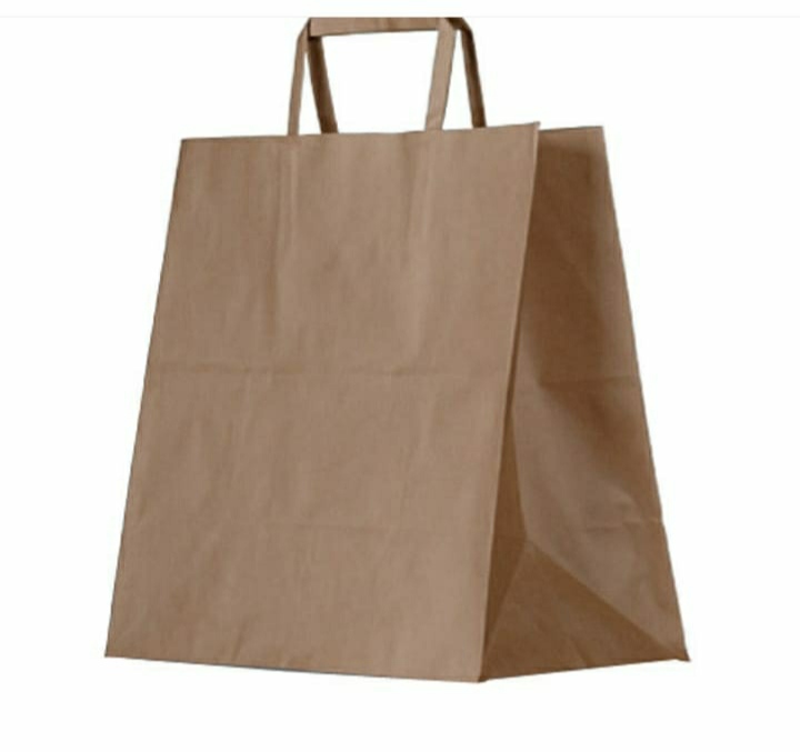 Flat Handle Export Paper Bags