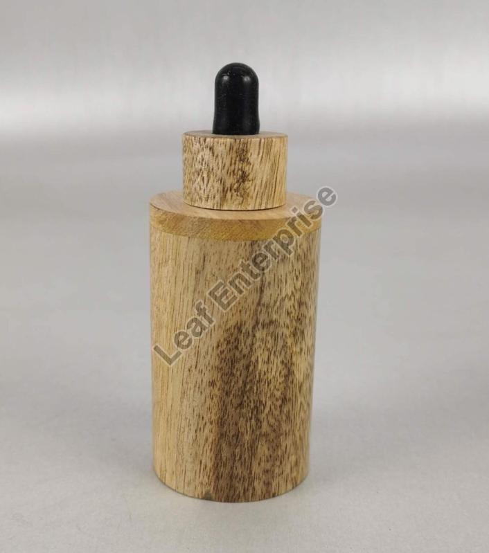 50ml Wooden Cosmetic Dropper Bottle