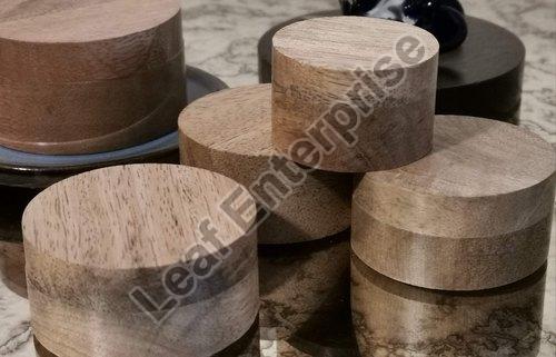 100gm Wooden Cosmetic Jar