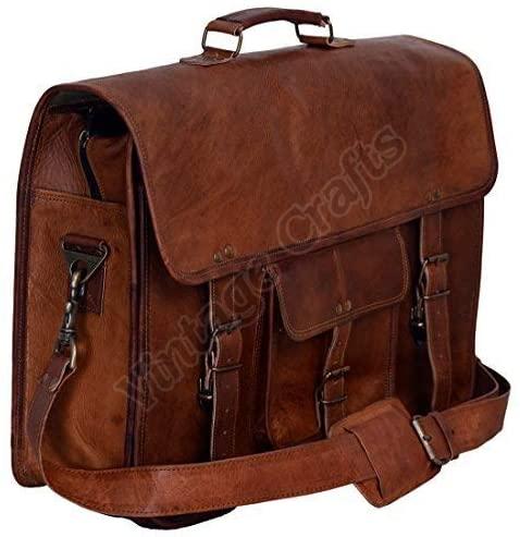 Stylish Leather Messenger Bag