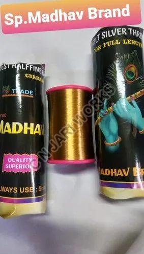 30 Denier Polyester Golden Sp Madhav Gold Immitation Zari