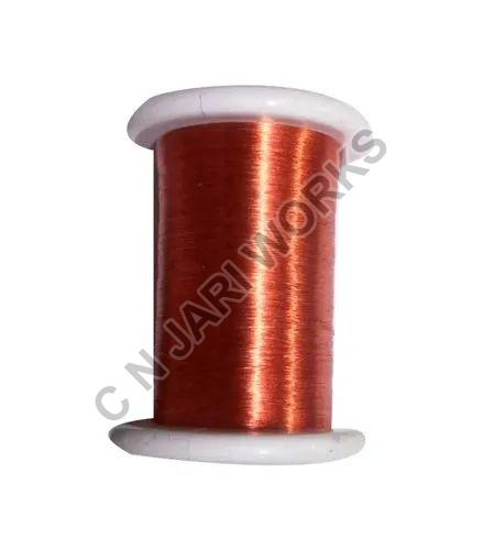 30 Denier Red Copper  Imitation Zari