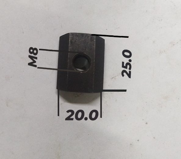 T Nut M8