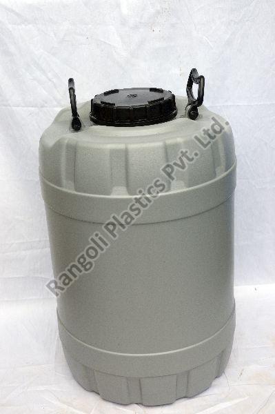 50 Ltr Grey Wide Mouth Plastic Drum
