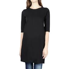 H/S Ladies Plain Long Top