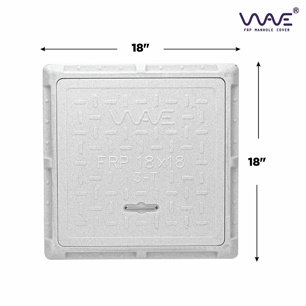 18 Inch X 18 Inch FRP Square Manhole Cover