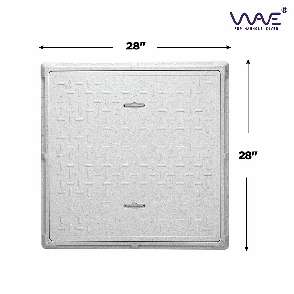 28 Inch X 28 Inch FRP Square Manhole Cover 