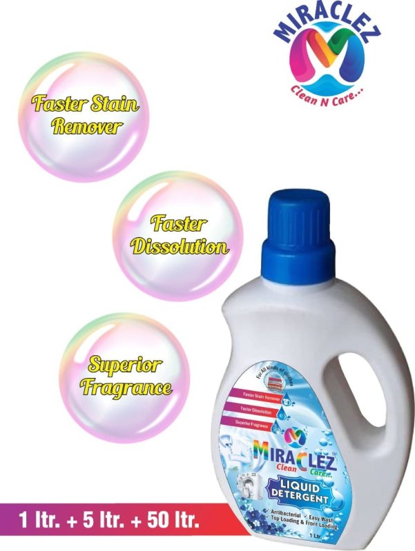 1ltr Miraclez Liquid Detergent Manufacturer Supplier from Thane India