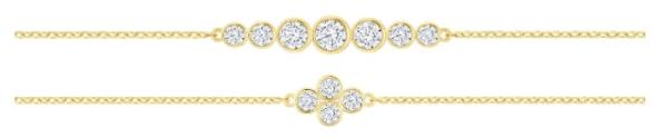 Golden Diamond Bracelets