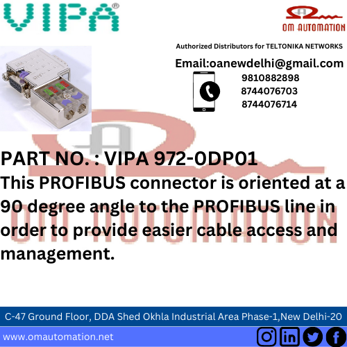 VIPA 972-0DP01 PROFIBUS CONNECTOR - 90 DEGREES Exporter Supplier From ...