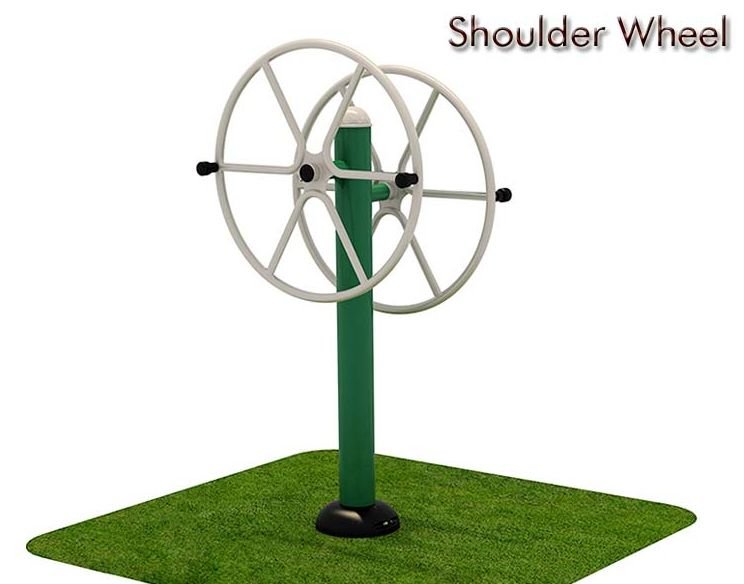 Outdoor Gym Shoulder Wheel Machine Manufacturer Supplier from Jodhpur India