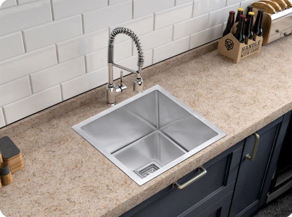 14 x14 Stainless Steel Single Bowl Kitchen Sink