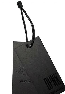 Black Paper Tag Printing Services