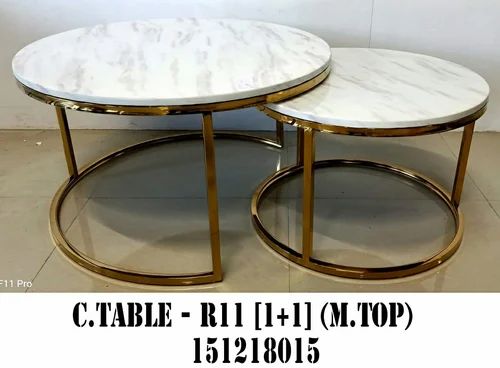 Fancy Round Marble Top Table