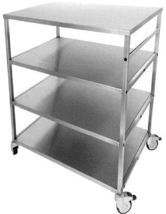 Four Shelves Stainless Steel Trolley