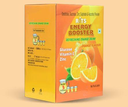 Energy Booster Orange Glucose Powder