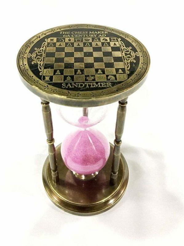 Chess Style Nautical Sand Timer