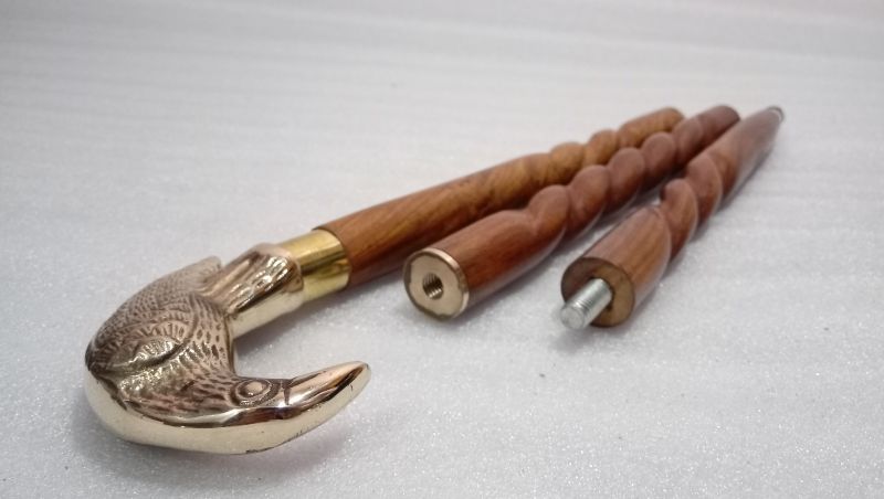 Brass Animal Head Handle Walking Stick Manufacturer Supplier from Roorkee  India