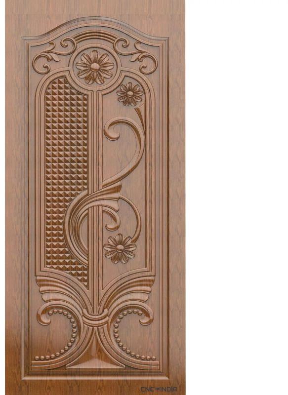 2D Designer Wooden Door