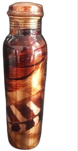 750ml Printed Copper Water Bottle