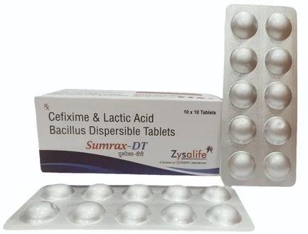Cefixime And Lactic Acid Bacillus Dispersible Tablet