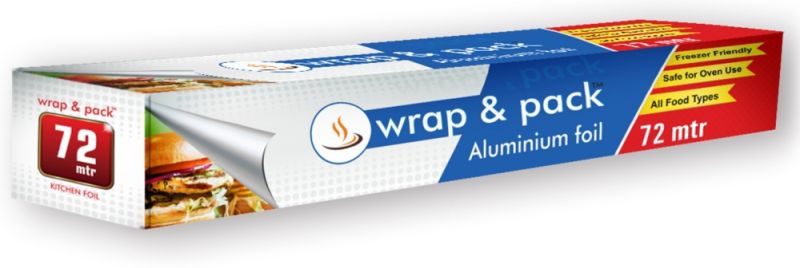 72 Metre wrap & pack Aluminium Foil Roll