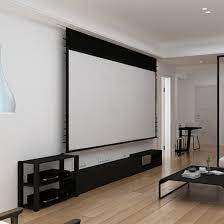 Recessed In-ceiling Screen Motorized Projection Screen