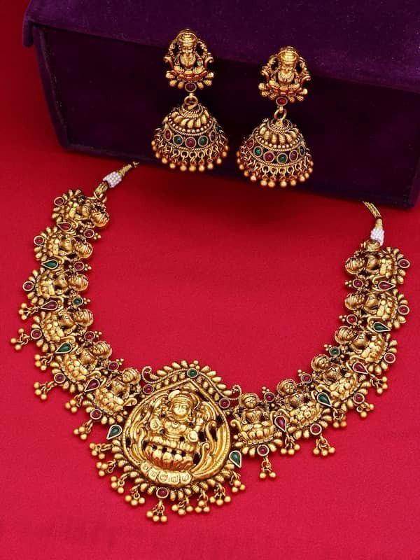Classic Temple Jewellery Necklace Set