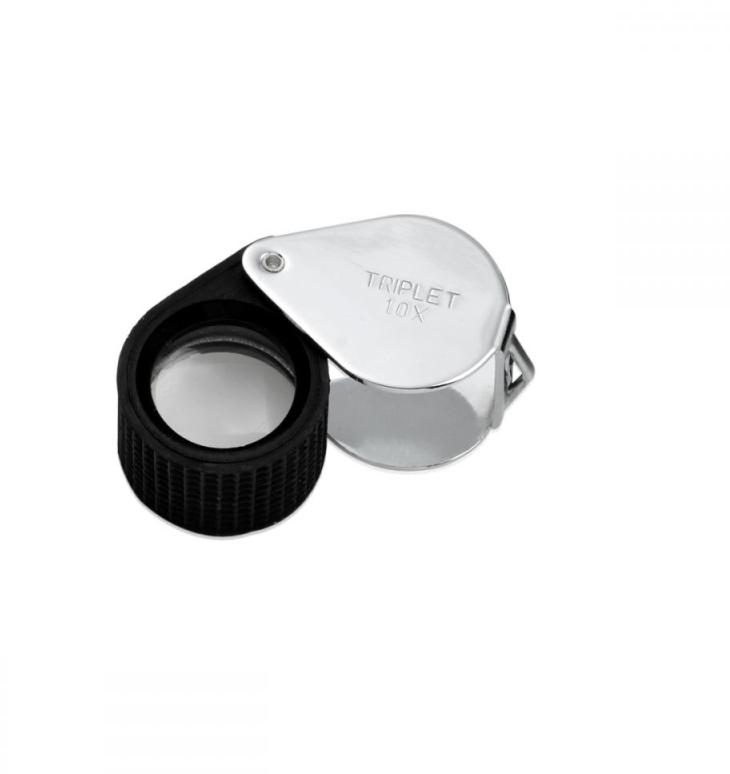 Triplet Loupe With Rubber Grip