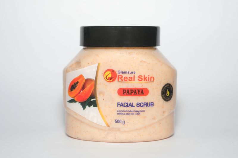 Glamsure Real Skin Papaya Facial Scrub