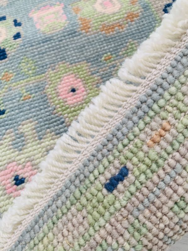 Hand-Knotted Turkish Knot Oushak