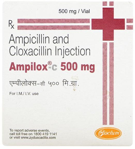 Ampiclox C 500mg Injection