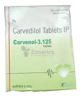 Carvenol 3.125mg Tablets