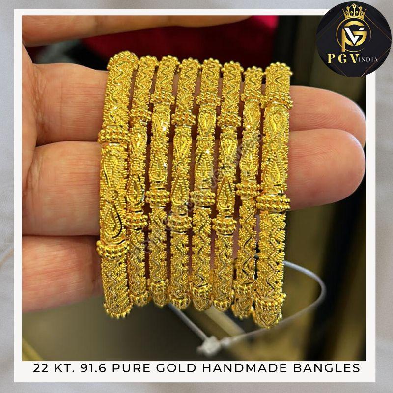 Pure Gold Handmade Bangles