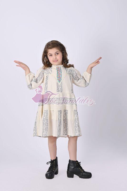 Girls Eira Snow White Mini Dress